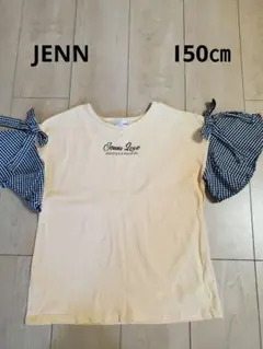 JENNI love ジェニィ　150 Tシャツ　半袖　リボン　オレンジのサムネイル