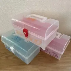 ツールボックス　コンテナボックス　収納ボックス　収納ケース　小物入れ　2段のサムネイル