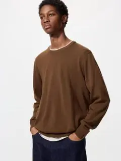 50％off メリノクルーネックセーター／ユニクロ