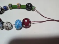 カラフルとんぼ玉風ビーズセット 15個