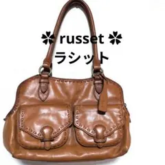 ✿Dakota／ダコタ✿ トートバッグ　ハンドバッグ　キャメル　イタリア製牛革