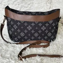 russet デイリーラシット デニム ショルダーバッグ　レザー