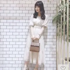 【美品】MAJESTIC LEGON ティアードマキシワンピース　Ｍサイズ
