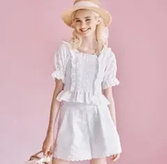 treat ürself コットンレースセットアップのサムネイル