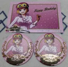 ワンピース　バースデージュエリー缶バッジ　バースデーカード　コアラ④