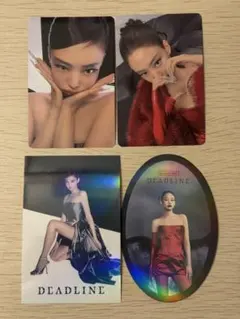 BLACKPINK DEADLINE BLACK・PINK 封入セット ジェニ