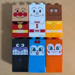 アンパンマン ブロックラボ 6体セット