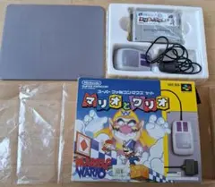 スーパーファミコン　マウスセット　マリオとワリオ　ソフト　パット　カセット