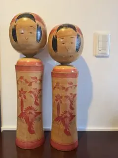 桜井昭二作 創作こけし ジャンボこけし 53cm・60cm署名入り ヴィンテージのサムネイル