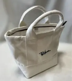 ロンハーマン　ホワイト トートバッグジッパー付き