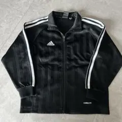 adidas ジャージ　ジャケット　3本ライン　黒　ブラック　上のみ
