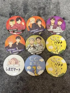 ハイキュー!! キャラクターバッジ ミラー9個セット