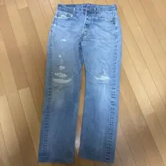 LEVI’S 501xx USA製 ライトブルー ダメージ