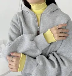 最終値下げ　CLEA シースルー　ハイネック　トップス　イエロー　未開封タグ付き