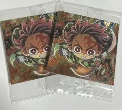③最新13弾 無限城編 鬼滅の刃 シールウエハース 極レア竈門炭治郎×2枚