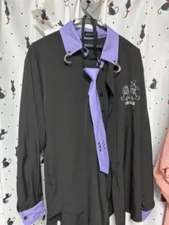 ACDCRAG ムーンバニードールズ シャツ パープル