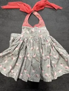 Marlmarl フラミンゴ柄エプロン 子供用