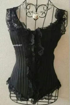 ⭐︎新品✨レース フリルたっぷりタンクトップ キャミソール