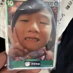 ワンピース カードゲーム 武田冬威(幼少期)SAR