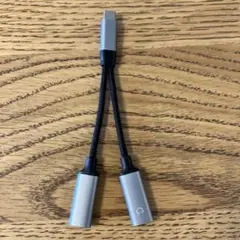 USB-C 2ポート 分岐ケーブル