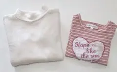 女の子　長袖　トップス　120㎝　2枚セット