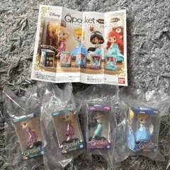 Qposket ディズニープリンセス 4体セット