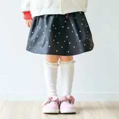 インパンツ付きギャザースカート　ハート
