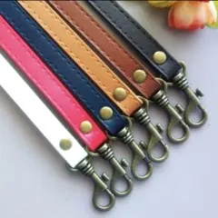 バッグ用 ショルダーストラップ 紐 がま口口金 スマホ サコッシュ ブラック