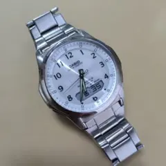 稼働品.CASIO wave ceptor 電波ソーラー 腕時計