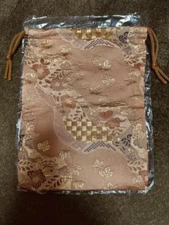 西陣織　正絹　巾着袋　小物入れ　新品