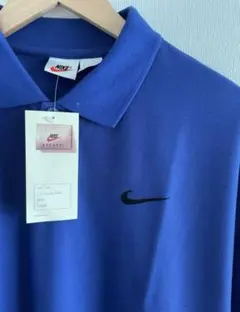デットストック 90s NIKEポロシャツ 青旧タグ オレンジタグ ゴルフ