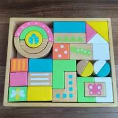 Edute 木製 知育玩具 積み木 パズル セットのサムネイル