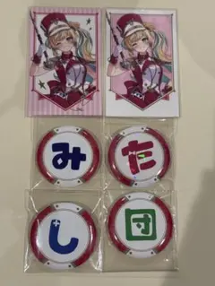 にじさんじ　みたらし団　缶バッジ　チェキ　立伝都々