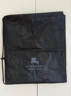 BUBERRY−BLACK−LABEL/ロゴ入りナイロン製エコバッグ。