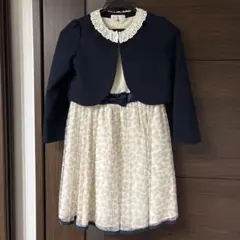 フォーマルドレスとジャケットセット　130cm