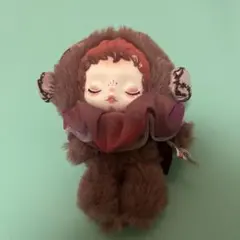 SKULLPANDAブラウン ぬいぐるみ 人形 耳付き