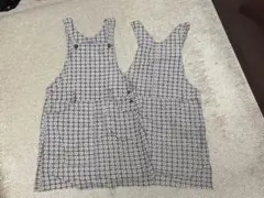 UNIQLO コーデュロイジャンバースカート(グレー)150㎝2枚セット