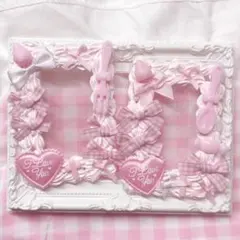 硬質ケース ホイップデコ いちご ピンク 量産型 b8