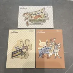 ズートピア　エポックカードコレクション　ニック&ジュディ　3枚セット