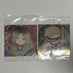 ハイキュー!! ゴミ捨て場の決戦 にふぉるめーしょん ウエハース 孤爪・月島
