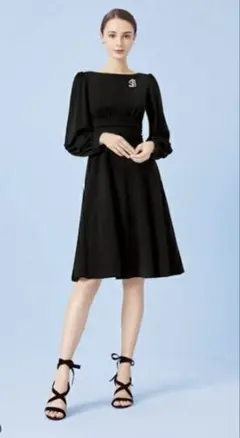 フォクシー　長袖ワンピース　Dress(Noir Unit)　 サイズ38
