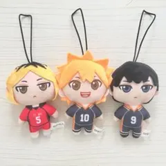 ハイキュー 日向翔陽 影山飛雄 孤爪研磨 ぬいぐるみ マスコット まとめ売り