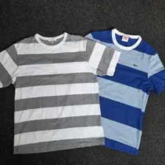 LACOSTE　ARROWS 　Tシャツ　2枚セット　サイズL ボーダー
