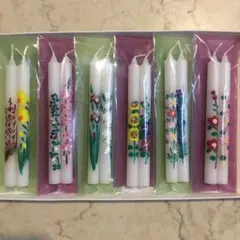 自宅用B級品】絵柄お任せ職人手描き絵ろうそく 28本入 - メルカリ