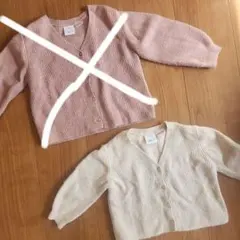 ZARA ZARAKids カーディガン ベージュ 80cm