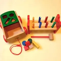 木製ハンマートイ 知育玩具
