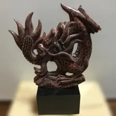 金属製ドラゴン彫刻 横21cmx高さ13cm/ - メルカリ