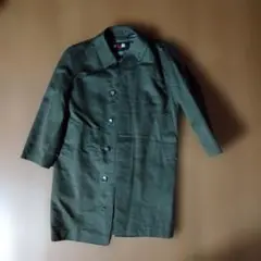06 VAN JACKET ステンカラーコート サイズ85 ダークグリーンのサムネイル