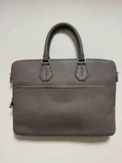 BALLY グレージュ レザー ビジネスバッグ 美品
