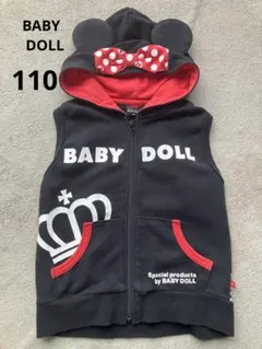 BABY DOLL ミニーマウス　ベスト　キッズ 110